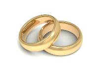 Bild von 2 Hochzeitsringen
